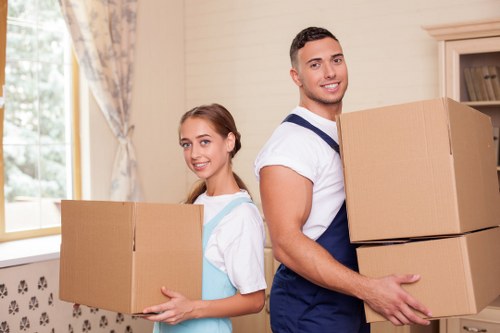 Business and student belongings arranged for removals and storage in Newmalden