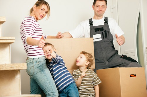 Family home relocation with removals and storage support in Newmalden